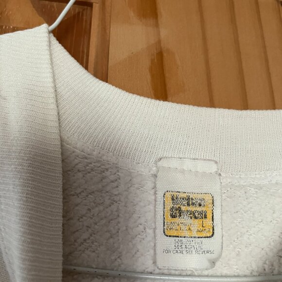 Duke University Sweatshirt White and Blue Size L - Picture 4 of 9